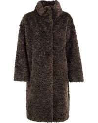 Herno - Teddy-Effect Coat - Lyst
