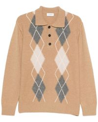 Paolo Pecora - Multicolour Virgin Wool Polo - Lyst