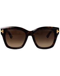 Tom Ford - Avana Scura Marrone Grad Acetate Sunglasses - Lyst