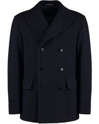 Tagliatore - Wool Blend Coat - Lyst