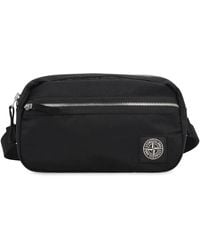 Stone Island - Zip-Fastening Logo-Patch Belt Bag - Lyst