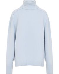 Carven - Cornflower Roll Neck Jumper - Lyst