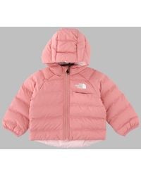 The North Face - Baby Reversible Hooded Puppy Jacket For Girls - Lyst