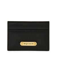 McQueen - Leather Card Holder - Lyst
