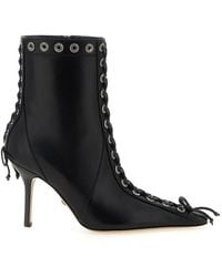 Mach & Mach - Crystalized Corset' Ankle Boots - Lyst