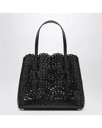 Alaïa - Alaia Mina 25 Calfskin Leather Tote Bag - Lyst