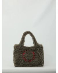 Stella McCartney - Teddy-Effect Logo Tote Bag - Lyst