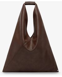 MM6 by Maison Martin Margiela - Japanese Triangular-Shaped Synthetic Leather Tote Bag - Lyst