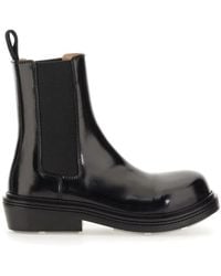 Bottega Veneta - Brushed Leather Chelsea Boots - Lyst