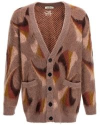 Etro - Mohair-Blend Intarsia Cardigan - Lyst