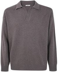 Nuur - Long Sleeves Comfort Fit Skipper Polo Shirt - Lyst