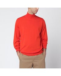 John Smedley - Wool Turtleneck Sweater - Lyst