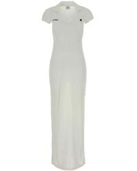 Courreges - Polyester Polo Dress - Lyst