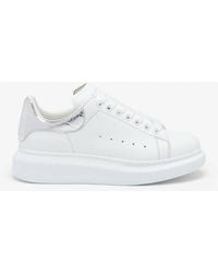 McQueen - Oversize Leather Sneakers - Lyst
