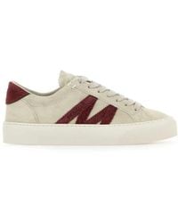 Moncler - Leather Sneaker Monaco2 - Lyst