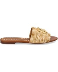 Dolce & Gabbana - Dolce & Gabbana Sandal With Logo - Lyst