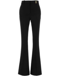 Versace - Stretch Wool Flared Pant - Lyst