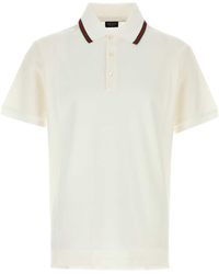 Gucci - Cotton Piqué Jersey Polo Shirt - Lyst