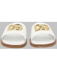 Dolce & Gabbana - Dolce & Gabbana Ciabatta Flat Vitello - Lyst