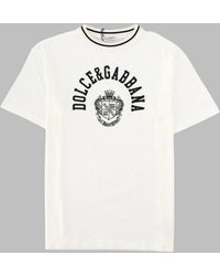 Dolce & Gabbana - Short Sleeve Mini T-Shirt For Boys - Lyst
