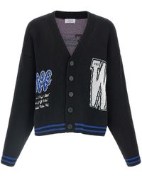 Off-White c/o Virgil Abloh - 'Glide Diag' Cardigan - Lyst