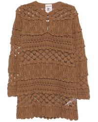 Semicouture - Alvina Cotton Mini Dress - Lyst