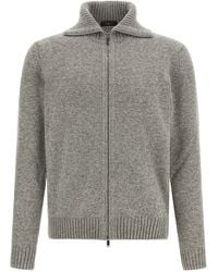 Zanone - Virgin Wool Cardigan - Lyst
