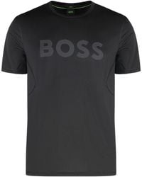 BOSS - Techno Fabric T-Shirt - Lyst