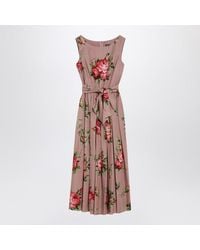 Dolce & Gabbana - Floral Motif Dress - Lyst