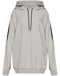 MM6 by Maison Margiela - Two-Tone Hooded Sweatshirt - Lyst