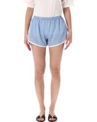 Frankie Shop - Deya Mini Boxer Shorts And Stripes - Lyst