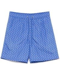 Paul & Shark - Paul & Shark Shark Print Swim Shorts - Lyst