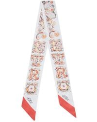 Etro - Silk Paisleyina With Logo And Floral Paisley Motif - Lyst