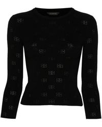 Balenciaga - Open-Knit Wool Top - Lyst