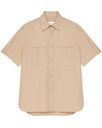 Givenchy - Couture Seam Cotton Shirt With Paris Patch - Lyst