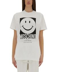 Moschino - T-Shirt With Print - Lyst