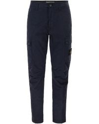 Stone Island - Regular Tapered Fit Cargo Trousers - Lyst