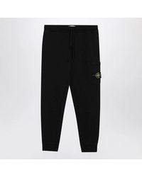 Stone Island - Cotton Jogging Trousers - Lyst