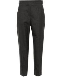 Brunello Cucinelli - Dark Virgin Wool Elastan Pants - Lyst