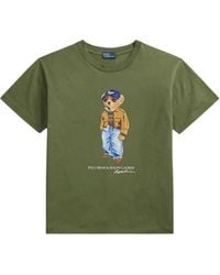 Polo Ralph Lauren - Polo Bear Cotton Jersey T-Shirt - Lyst