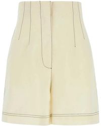 Philosophy Di Lorenzo Serafini - Ivory Polyester Blend Shorts - Lyst