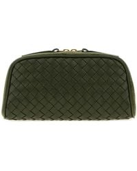 Bottega Veneta - Bottle Leather And Suede Small Nodo Clutch - Lyst