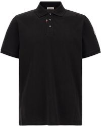 Moncler - Moncler Cotton Piqué Polo Shirt - Lyst