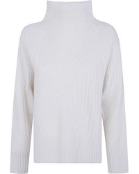 JOSEPH - "Isabel" Soft Wool Ribs Turtle Neck - Lyst
