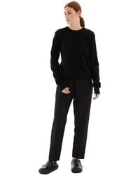 Jil Sander - Cn Ls Cotton Sweater - Lyst