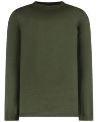 Rick Owens - Virgin Wool Crewneck Sweater Sweatshirts - Lyst