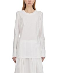 THE LATEST - Slim Crew Neck Sweater - Lyst