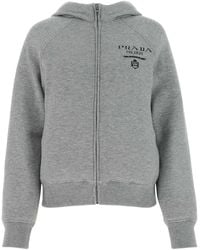 Prada - Cashmere Blend Down Jacket - Lyst