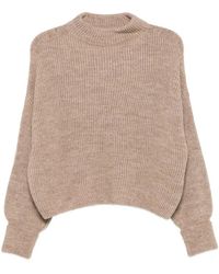 Closed - Wool Blend Crewneck Sweater - Lyst