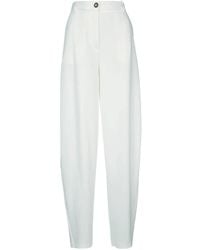 Elisabetta Franchi - Wide Trousers - Lyst
